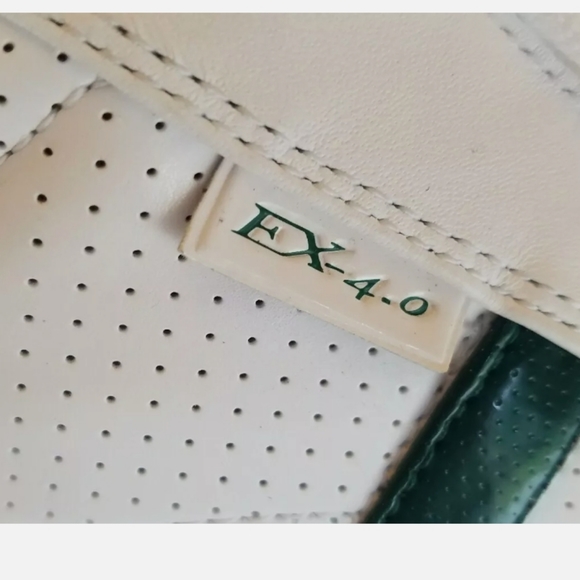 VTG Adidas EX-4.0 White Green Ivory Baseball Shoes - Picture 8 of 9